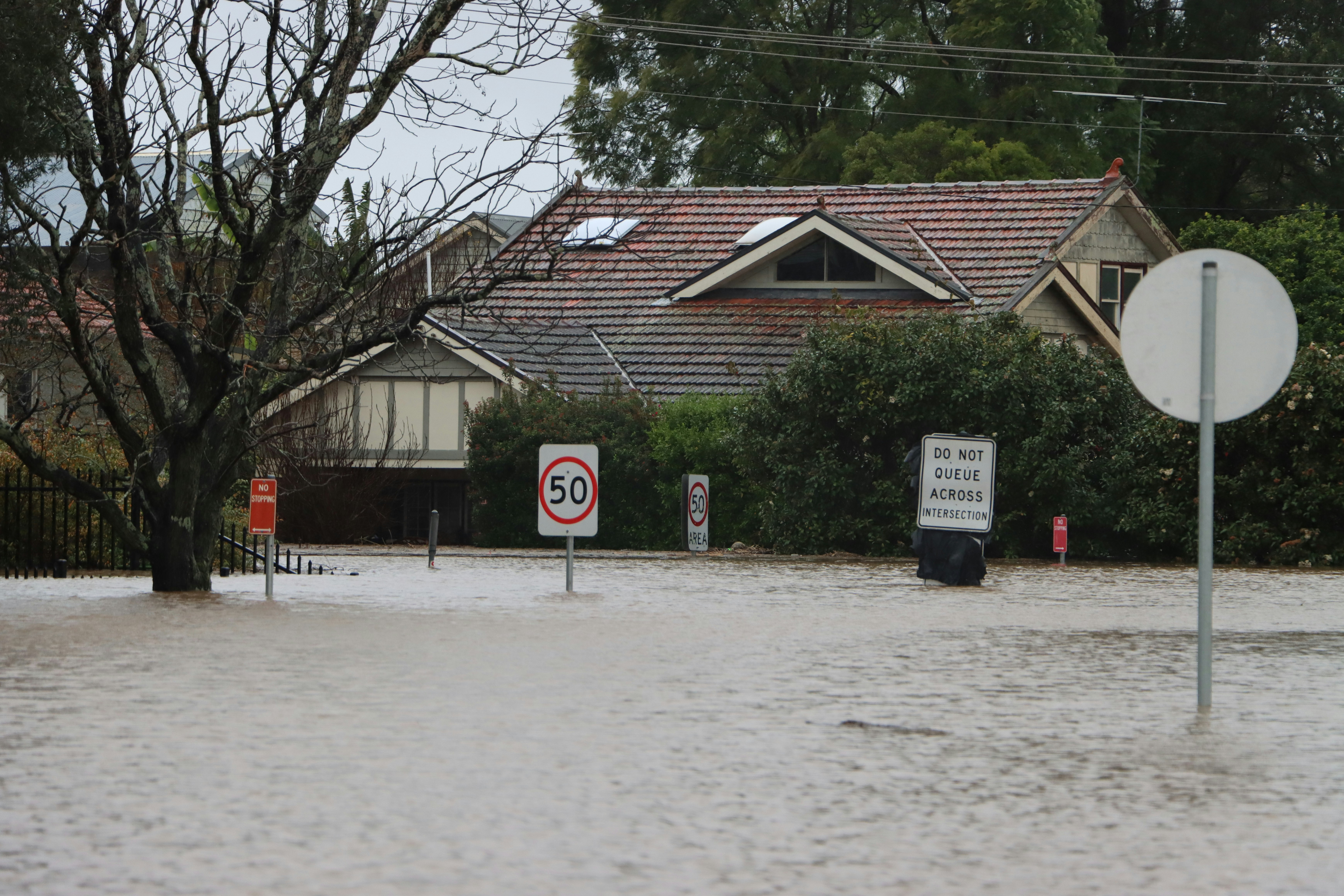 Flooded house — why you need flood coverage